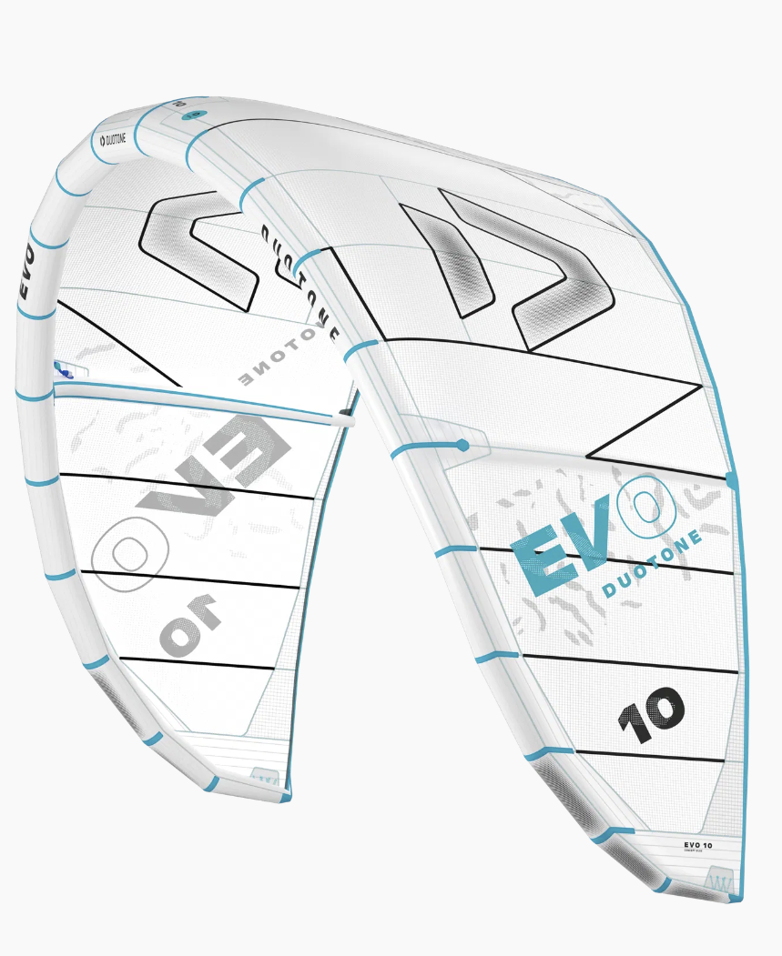 Кайт DUOTONE KITE Evo Concept Blue 2025 белый, 44240-3033