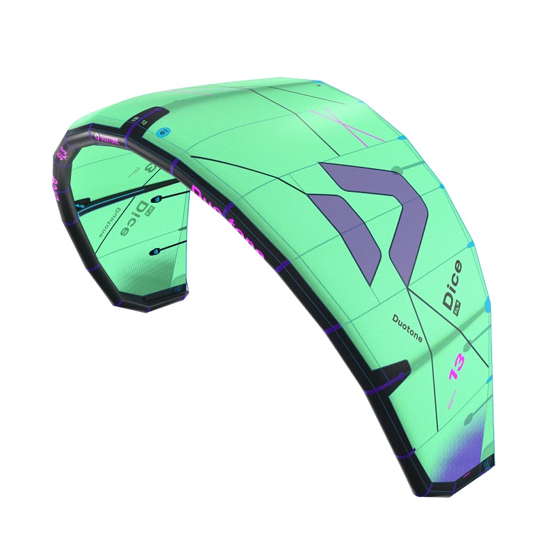 Кайт DUOTONE KITE Dice SLS 2026 (зеленый), C06:green/heron — изображение 3