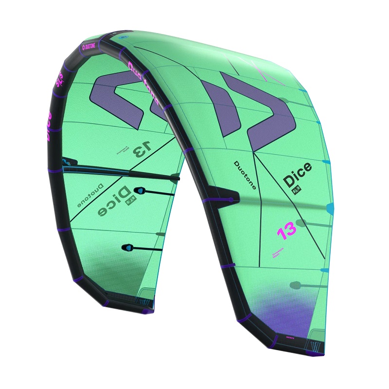 Кайт DUOTONE KITE Dice SLS 2026 (зеленый), C06:green/heron