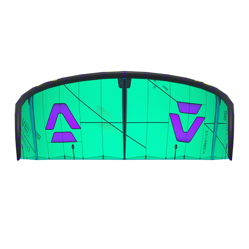 Кайт DUOTONE KITE Evo SLS 2026 (44260-3013), C12:green/purple (скл.СП) — изображение 3