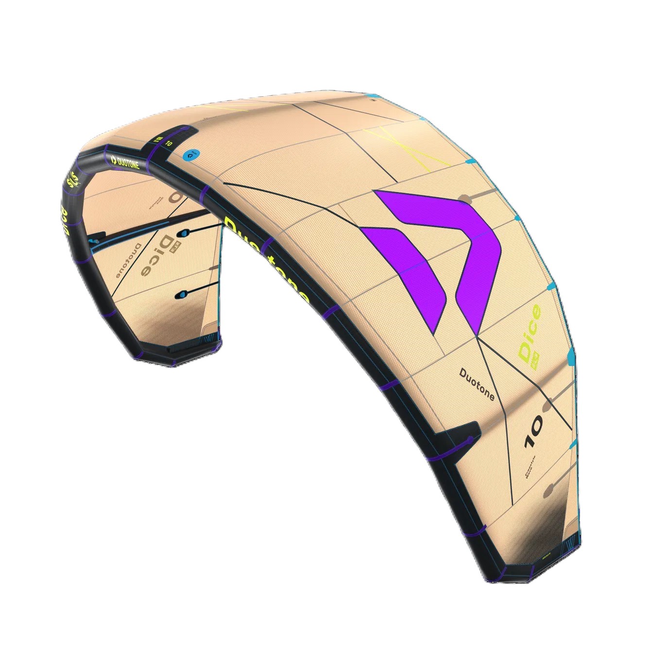 Кайт DUOTONE KITE Dice SLS 2026 (медн./пурпурн.), C02:sand/purple — изображение 3