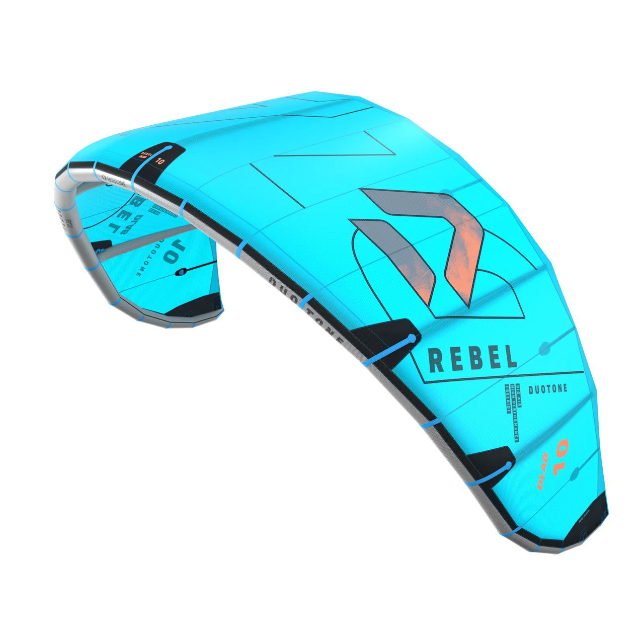 Кайт DUOTONE KITE Rebel D/LAB 2026, C11:turquoise/grey — изображение 4